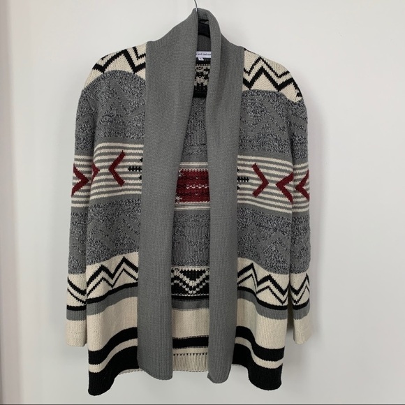 Cupcakes & Cashmere Wool Blend Southwest Style Cardigan Size S - Picture 1 of 7